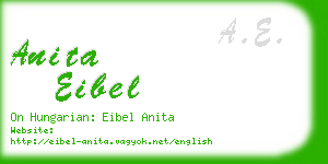 anita eibel business card